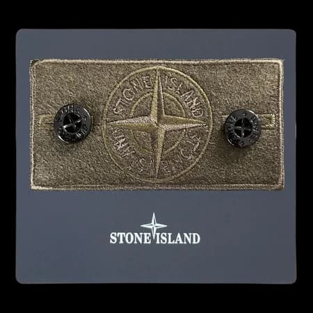 Rear view of military ghost badge